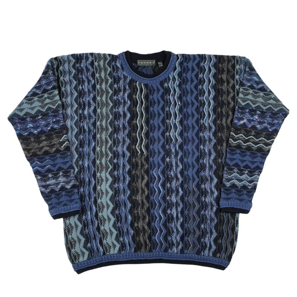 Tundra® Sweater Rundhals Vintage Pullover 79 Größe XL