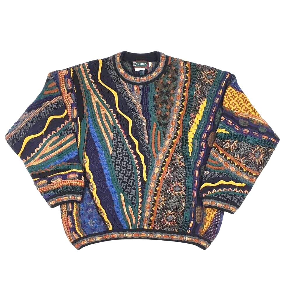 Tundra® Sweater Rundhals Vintage Pullover 43 Größe L