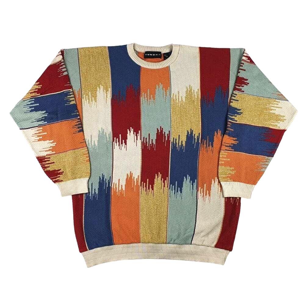Tundra® Sweater Rundhals Vintage Pullover 77 Größe XL