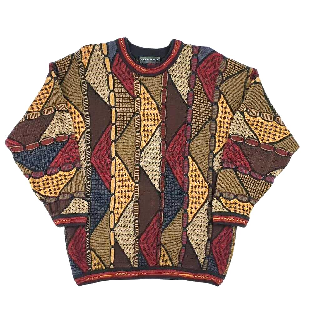 Tundra® Sweater Rundhals Vintage Pullover 85 Größe L