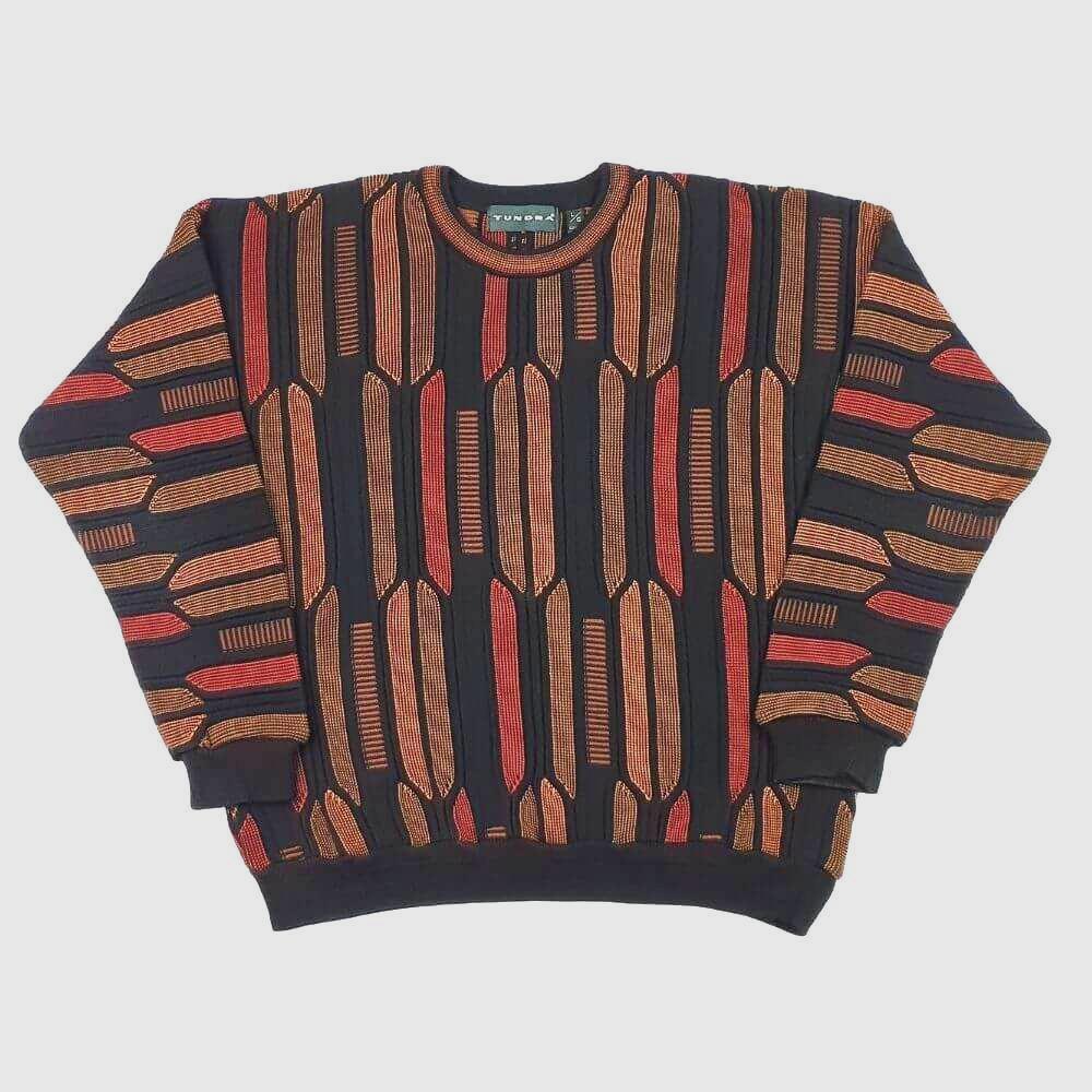 Tundra® Sweater Rundhals Vintage Pullover 84 Größe L