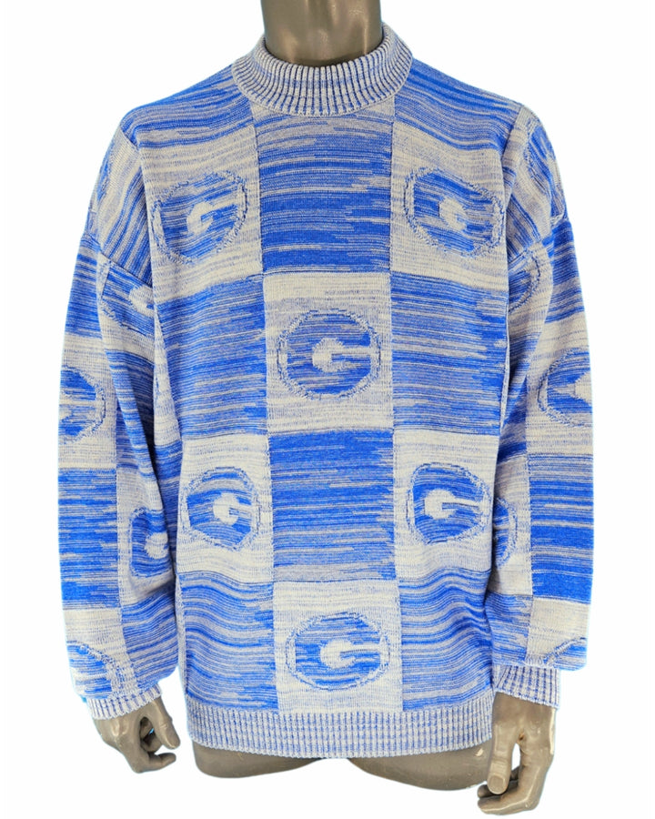 Tundra® Sweater Design G Pullover blau/weiß